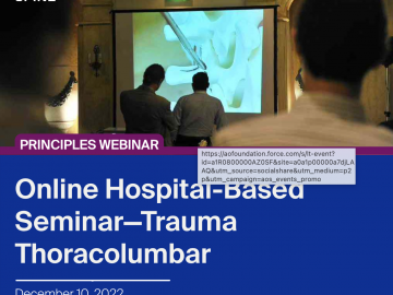 Online Hospital-Based Seminar на AO Spine